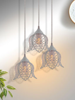 Homesake - Round Chandelier White Lotus Pendant Light