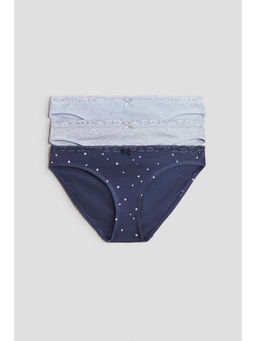 H&M - Girls Multi-Color 3-pack cotton briefs