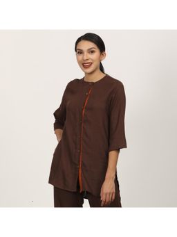 Saltpetre - Women Coffee Round Neck Full Sleeves Shirt