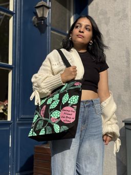 EcoRight - Large Zipper Tote Bag - Sparrow