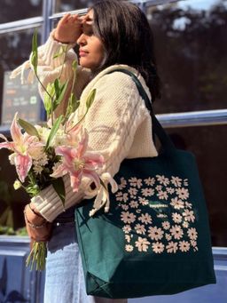 EcoRight - Large Zipper Tote Bag - Perfectly Peachy