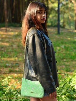 EcoRight - Stars and Moon Canvas Sling Bags for Woman