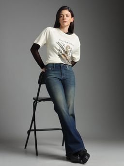 Flying Machine - Bootcut Fit Tinted Jeans