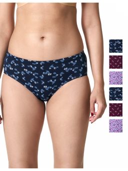 BLOSSOM - Womens Cotton Printed Panty - Multi-Color (Pack of 6)