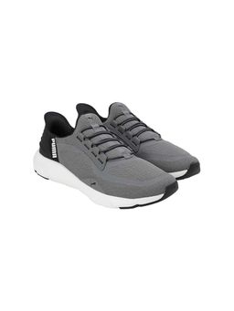 Puma - Men Grey Softride FlexLace Ease In WD Running Shoes