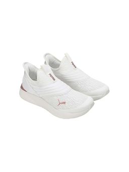 Puma - Women Off White Softride Sophia 2 Slip-On Running Shoes