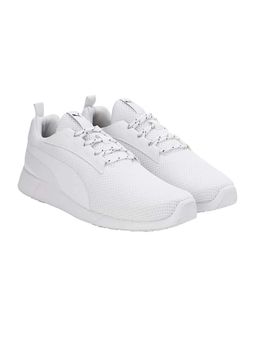 Puma - Men White Buzz Running Shoes