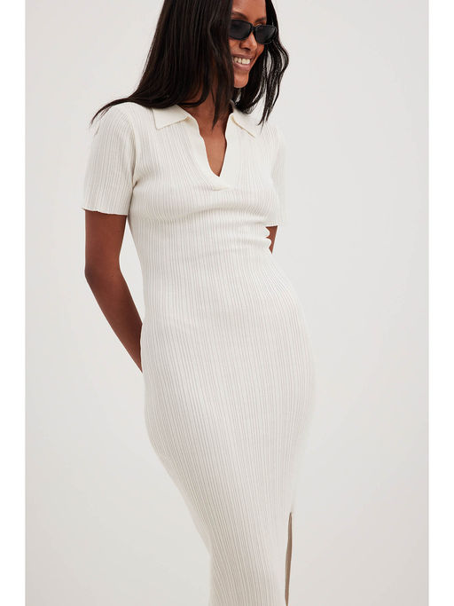 nakd knitted dress Crochet Knitted Dress Blue