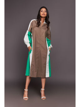 Deepika Arora - Green Tapered Dress