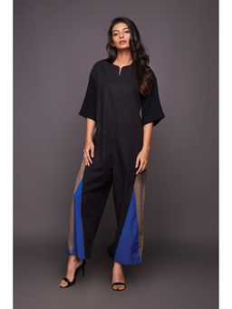Deepika Arora - Black Relaxed Fit Jumpsuit