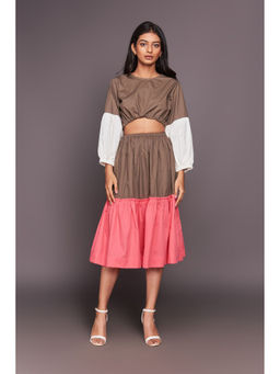 Deepika Arora - Pink Waist Cut Dress