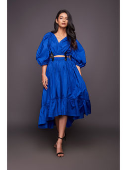 Deepika Arora - Midnight Blue Skirt (Set of 6)