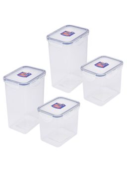 Lock & Lock - Classic Cereal Container with Lids (Set Of 4)