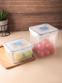 Lock & Lock - Square Container with Lids (Set Of 3)