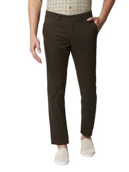 BASICS - Casual Coffee Cotton Stretch Trouser