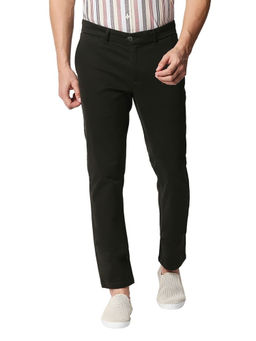 BASICS - Casual Olive Cotton Stretch Trouser