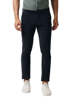 BASICS - Casual Black Cotton Stretch Trouser