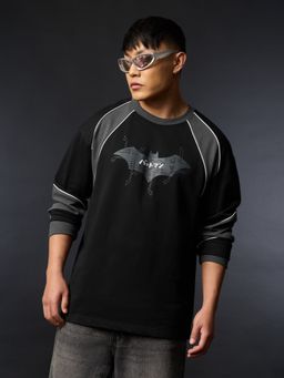 The Souled Store - Official Batman Dark Knight Men Oversized Full Sleeve T-Shirts