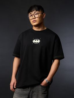 The Souled Store - Official Batman The Hero Glow Men Oversized T-Shirts