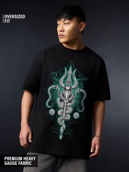 The Souled Store - Official Trilok Maha Shivaratri Men Oversized T-Shirts