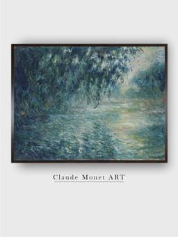 The Art House - Morning Seine Framed Wall Art Painting