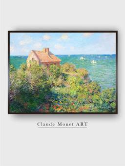 The Art House - Fisherman Cottage Framed Wall Art Painting