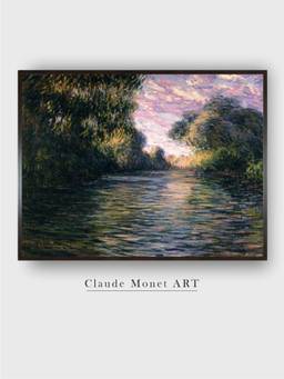 The Art House - Morning Seine Framed Wall Art Painting