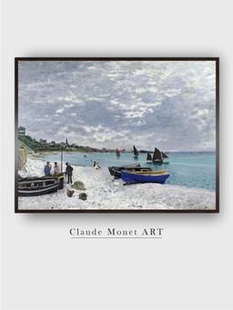The Art House - Beach Sainte Framed Wall Art Painting