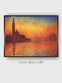 The Art House - Venice Twilight Framed Wall Art Painting