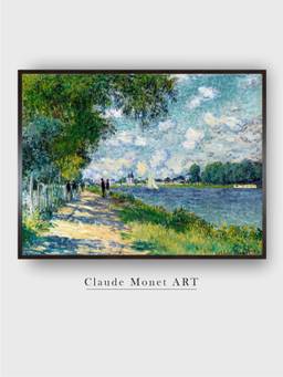 The Art House - Seine Argenteuil Framed Wall Art Painting