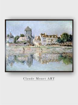 The Art House - River Vernon Framed Wall Art Painting