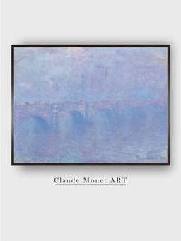 The Art House - Waterloo Bridge Framed Wall Art Painting