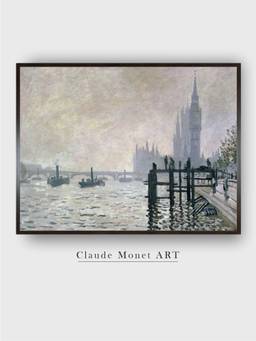 The Art House - Waterloo Bridge Framed Wall Art Painting