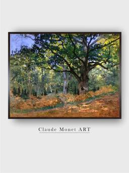 The Art House - Forest Landscape Framed Wall Art Painting