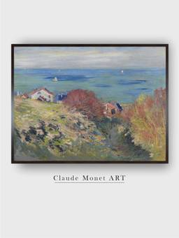 The Art House - Pourville by Claude Monet Painting