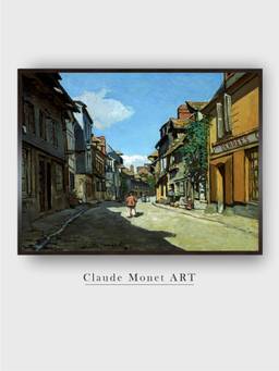 The Art House - Rue De La Bavole by Claude Monet Painting