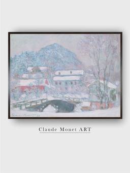The Art House - Poppy Landscape by Claude Monet Painting