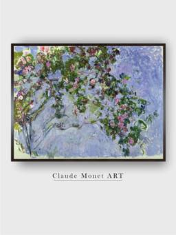 The Art House - The Railroad Bridge in Argenteuil by Claude Monet Painting