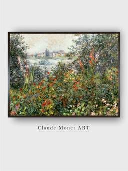 The Art House - Snow Near Falaise, Normandy by Claude Monet Painting
