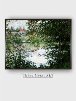 The Art House - A View Through the Trees of La Grande Jatte Island by Claude Monet Painting