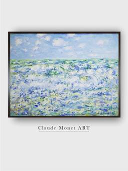 The Art House - Mare Agitato by Claude Monet Painting