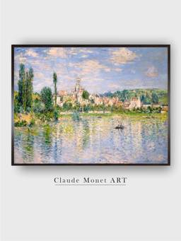 The Art House - Vetheuil by Claude Monet Painting