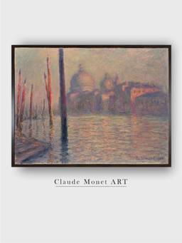 The Art House - Santa Maria della Salute and the Canale Grande, Venice by Claude Monet Painting