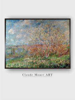 The Art House - Le Printemps by Claude Monet Painting