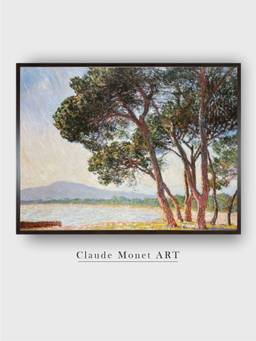 The Art House - La Plage de Juan-Les-Pins by Claude Monet Painting