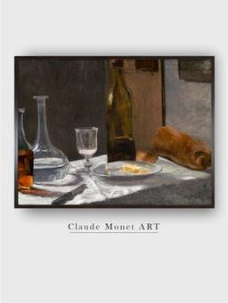 The Art House - Still Life with Bottles by Claude Monet Painting