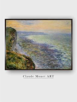 The Art House - The Sea at Fecamp by Claude Monet Painting