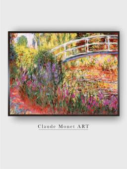 The Art House - The Japanese Bridge by Claude Monet Painting