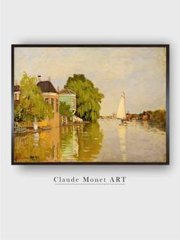 The Art House - Landscape at Zaandam IV by Claude Monet Painting