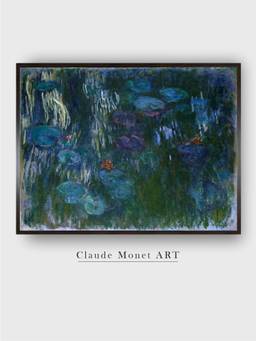 The Art House - Water Lilies II by Claude Monet Painting